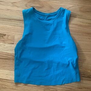 Athleta mesh Cropped Tank Top - Blue